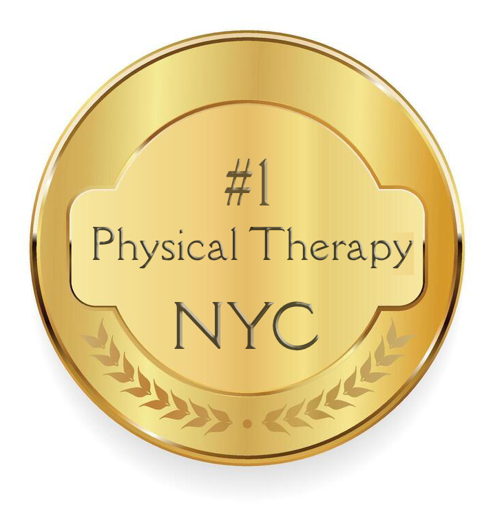 Award badge recognizing ActiveCare Physical Therapy NYC as one of the leading physical therapy clinics in New York City, offering manual therapy, physical therapy, Clinical Pilates, acupuncture, and rehabilitation services.