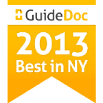 ActiveCare Physical Therapy NYC winner of the GuideDoc Best in New York Award in 2013.